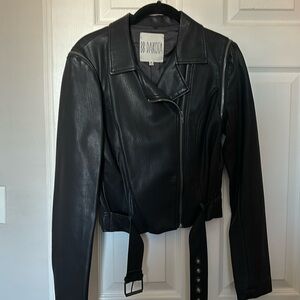 Faux leather jacket